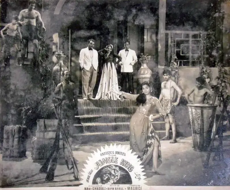 Masood (Director), Jungle King, 1959, Lobby Card