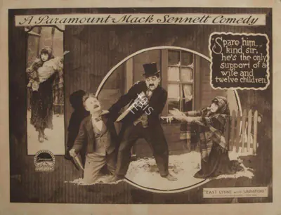 Mack Sennett (Producer), East Lynne with Variations, 1919, Lobby card