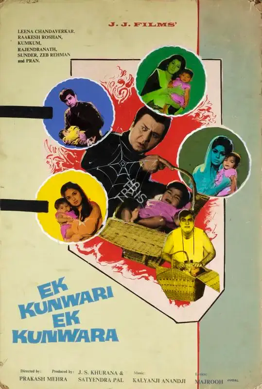Satyendra Pal (Producer), Ek Kunwari Ek Kunwara, 1973, Showcard