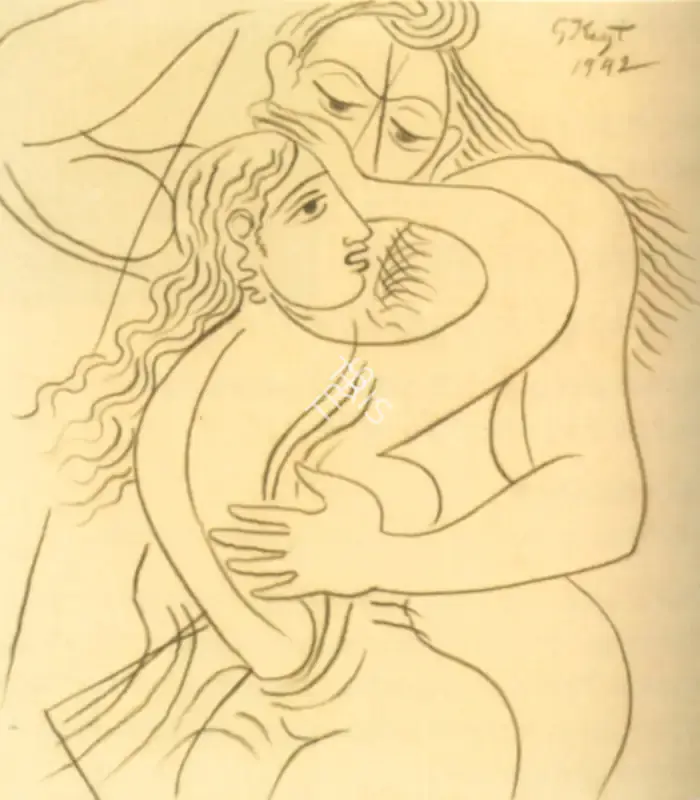 George Keyt (Artist), Untitled, 1942, Drawing