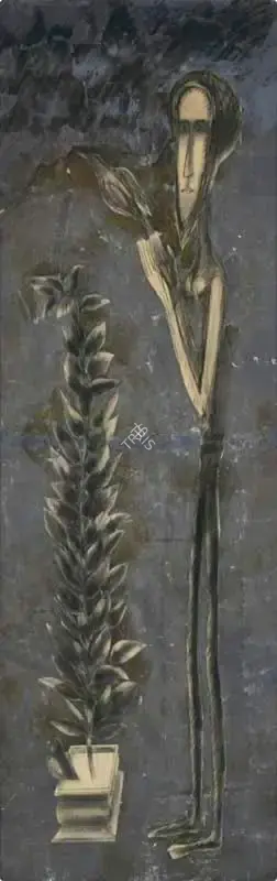 Ved Nayar (Artist), Untitled, 1990, Painting