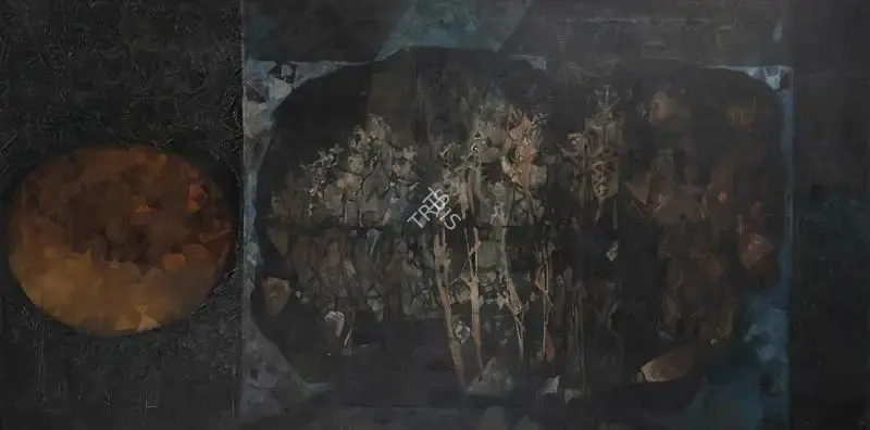 Ray, Shyamal Dutta (Artist). Untitled, late 1960s | Painting, Os.Del/27.02.19, 2019 · Osian's