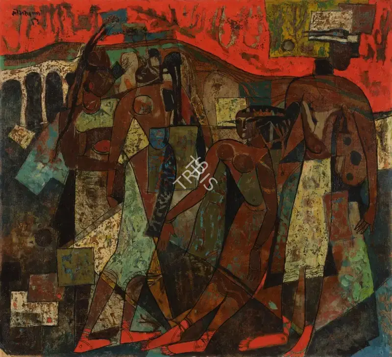 Mohan Samant (Artist), Untitled, 1953, Painting