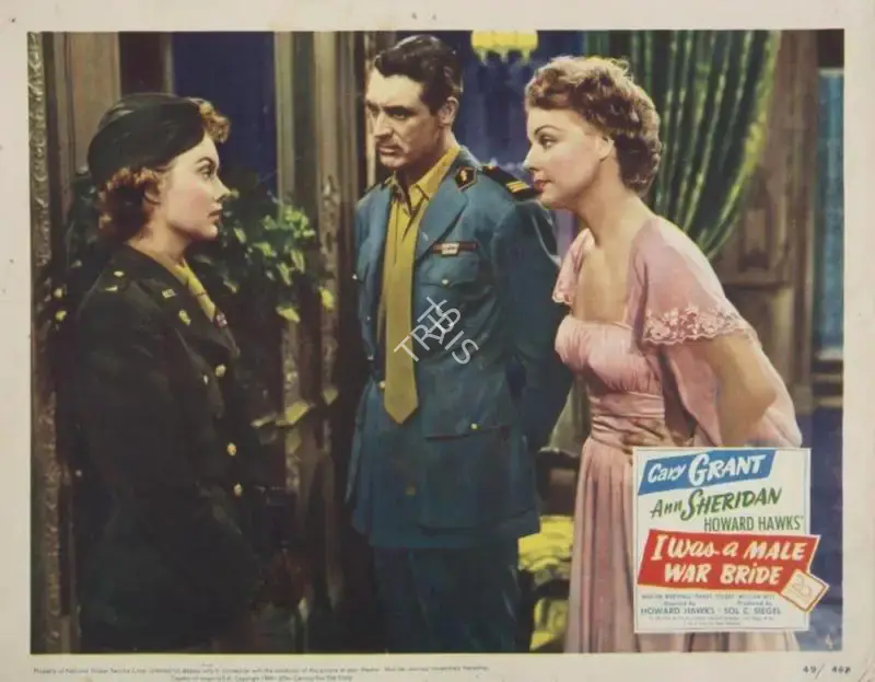 Howard Hawks (Director), I Was a Male War Bride, 1949, Lobby Card