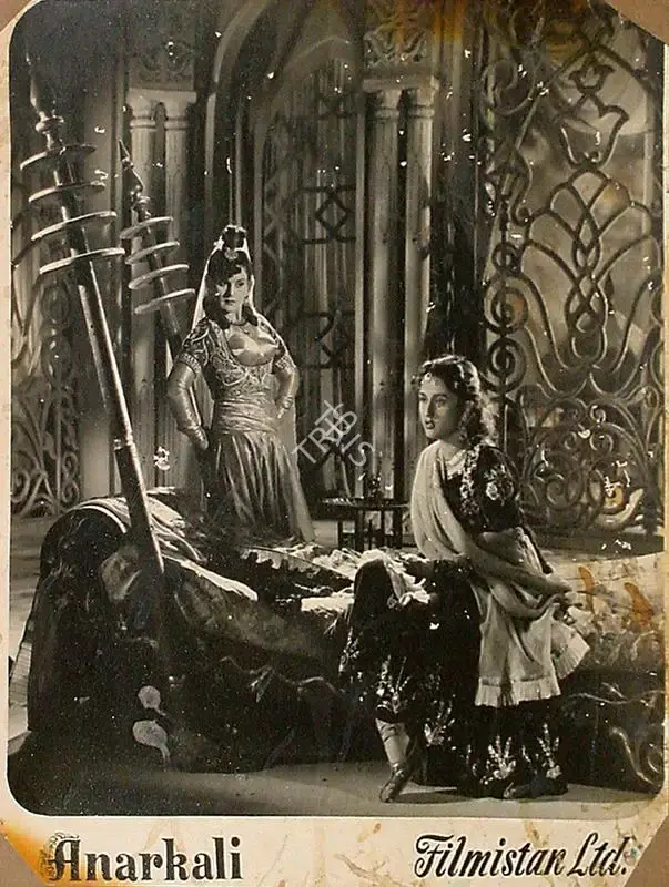 Nandlal Jashwantlal (Director), Anarkali, 1953, Lobby Card
