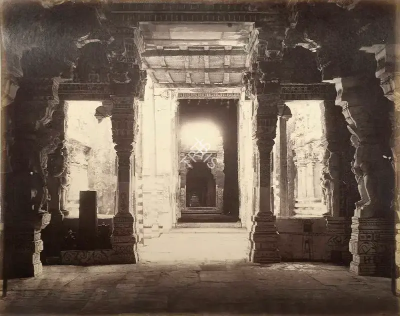 Studio Nicholas & Co. (Photographic Studio), Rameshwaram. The Entrance to the Shrine, 1870, Antiquarian Photograph