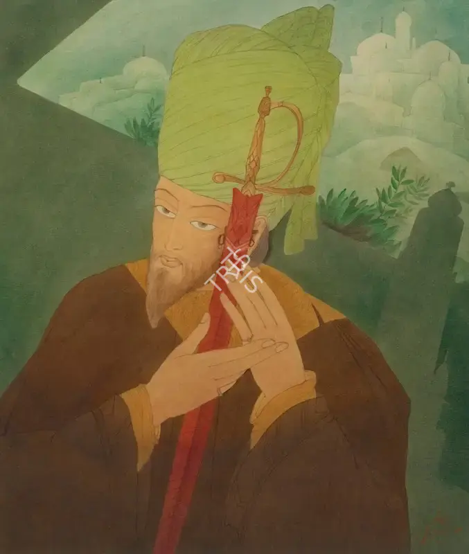 Chughtai, M.A.R. (Artist). Untitled (Amir Timur), n.d. | Painting, Ch.NeY/25.03.26, 2026 · Christie's