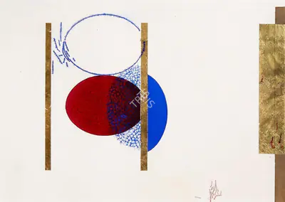 Imran Qureshi (Artist), Together, Painting