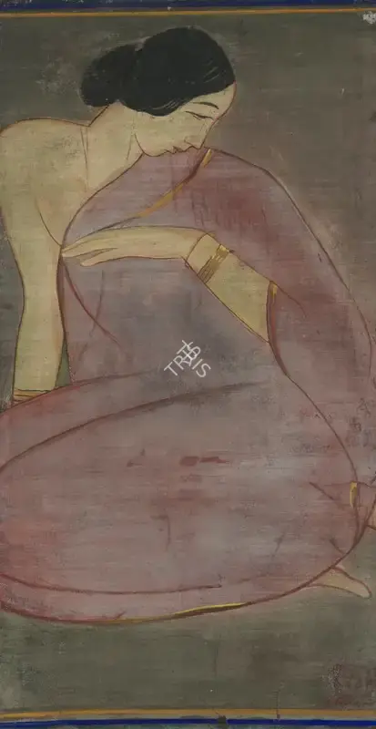 Roy, Jamini (Artist). Untitled (Seated Woman), n.d. | Painting, Ch.NeY/25.03.26, 2026 · Christie's