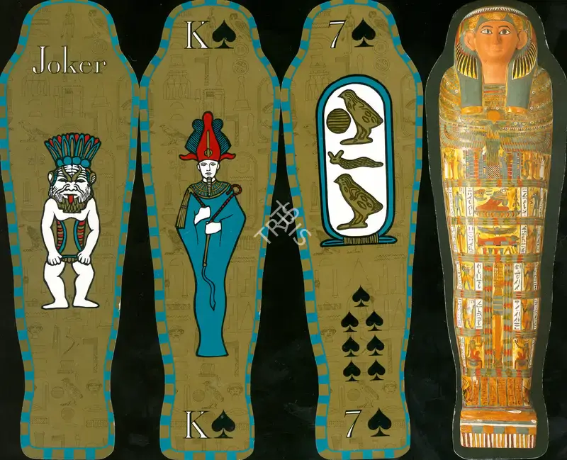 Mummy Playing Cards, 1992, Playing Cards