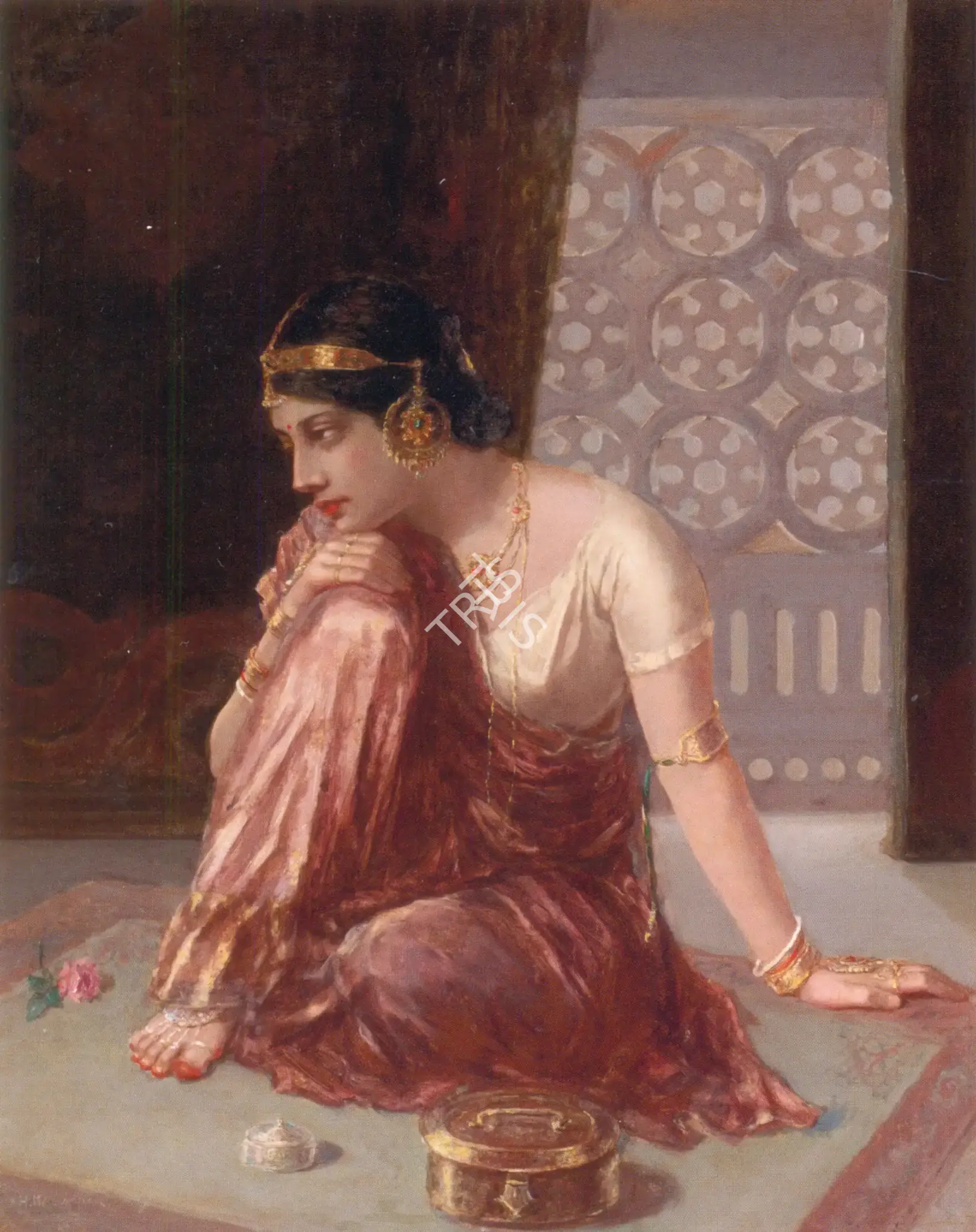 Mazumdar, Hemendranath (Artist). Untitled, n.d. | Painting, So.NeY/19.03.12, 2012 · Sotheby's