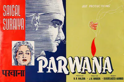 R.B. Haldia (Producer), Parwana, 1947, Song-Synopsis Booklet