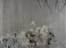 Rameshwar Broota (Artist), Reconstruction, 1977, Painting