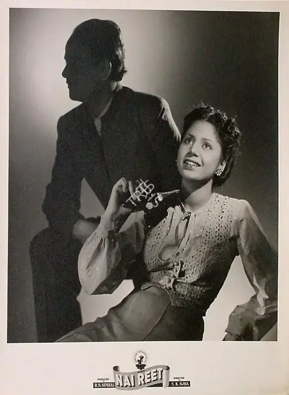 R.N. Simhal (Producer), Nai Reet, 1948, Lobby Card