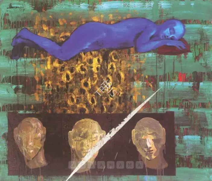 G.R. Iranna (Artist), Dreams, 2004, Painting