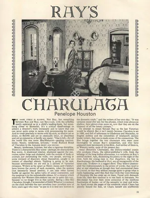 Penelope Houston (Essayist), Ray's Charulata, 1966, Essay
