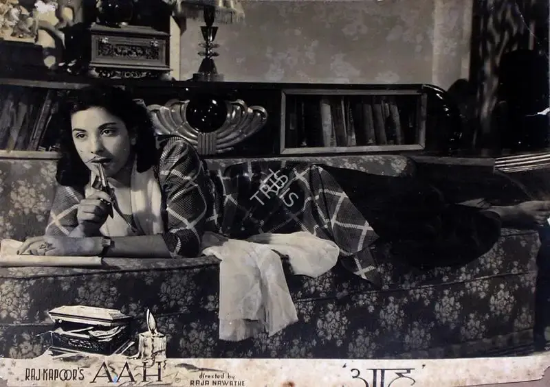 Jaywant Pathare (Cinematographer), Aah, 1953, Lobby Card