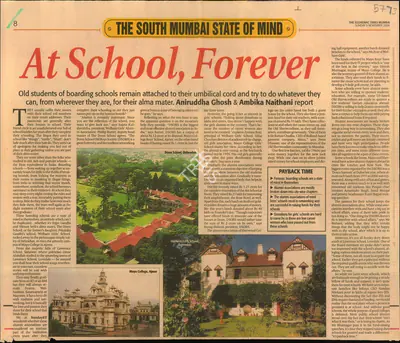 Aniruddha Ghosh (Reporter), At School, Forever, 2006, Newspaper Clipping