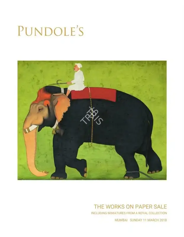 Pundole (Auction House), The Works on Paper Sale, 2018, Auction Catalogue