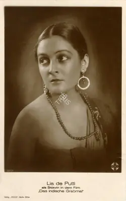 Werner Brandes (Cinematographer), The Indian Tomb, Part I: The Mission of the Yoghi, 1921, Postcard