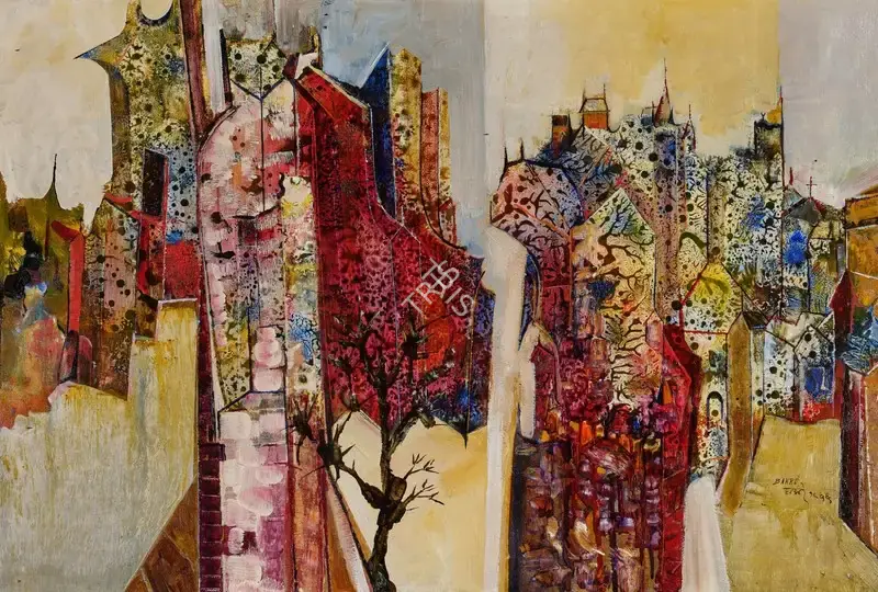 Bakre, S.K. (Artist). Untitled, 1966 | Painting, So.Lon/24.10.23, 2023 · Sotheby's