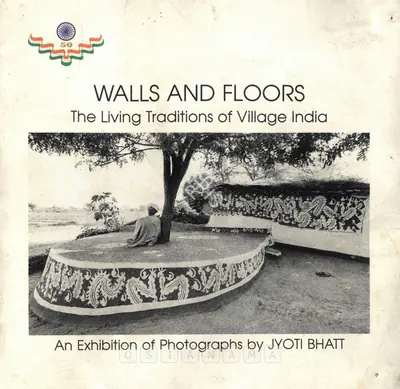 Jyoti Bhatt (Artist), Walls and Floors, 1997, Solo Exhibition Invitation