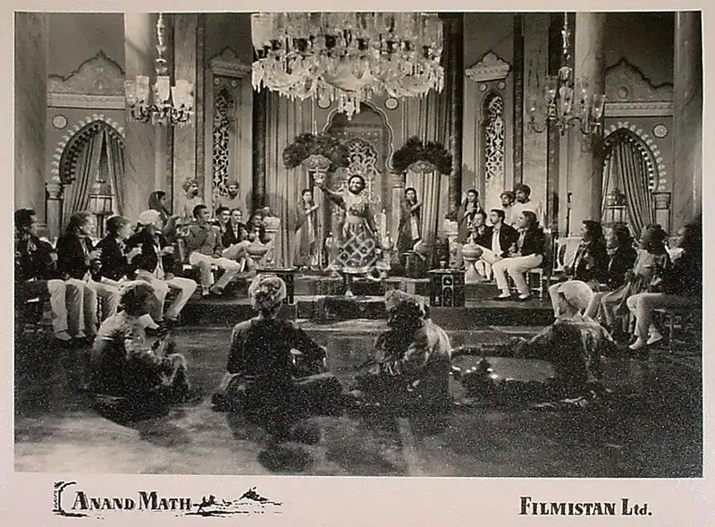 Dronacharya (Cinematographer), Anand Math, 1952, Lobby Card
