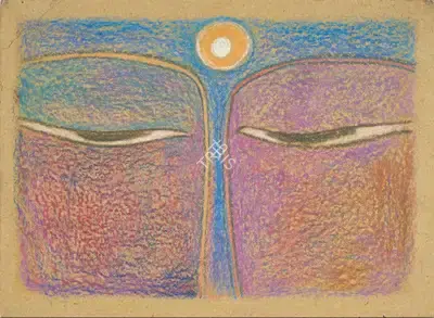 B. Vithal (Artist), Shiva, Painting