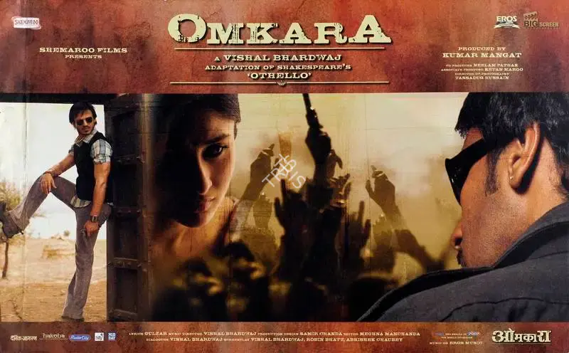 Tassaduq Hussain (Cinematographer), Omkara, 2006, Lobby Card