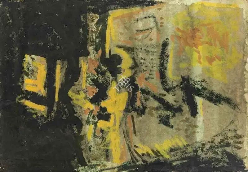 Nasreen Mohamedi (Artist), Untitled, 1961, Painting