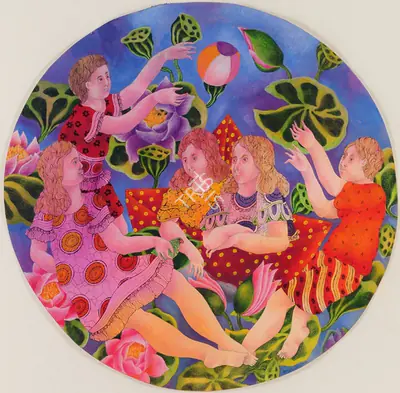 Maya Burman (Artist), Untitled, Painting