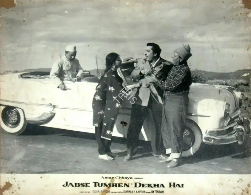 Surinder Kapoor (Producer), Jabse Tumhen Dekha Hai, 1963, Lobby Card