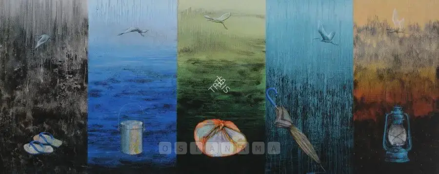 Sudhanshu Sutar (Artist), Panch Sakha, 2007, Painting