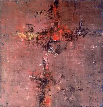 V.S. Gaitonde (Artist), Abstract Memories, Painting V, 1962, Painting