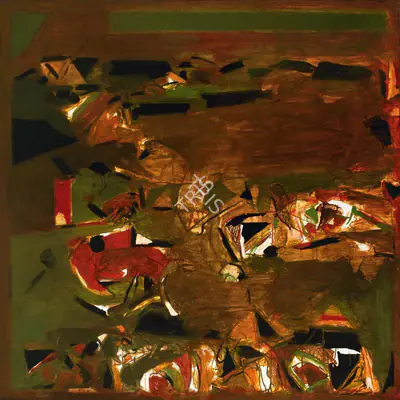 Raza, S.H. (Artist). Untitled. Acrylic on canvas, 1975 | Painting | FineArts | 00595585