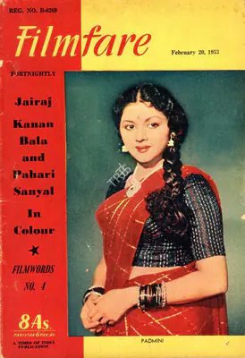 J.C. Jain (Editor), Filmfare, 1953, Magazine
