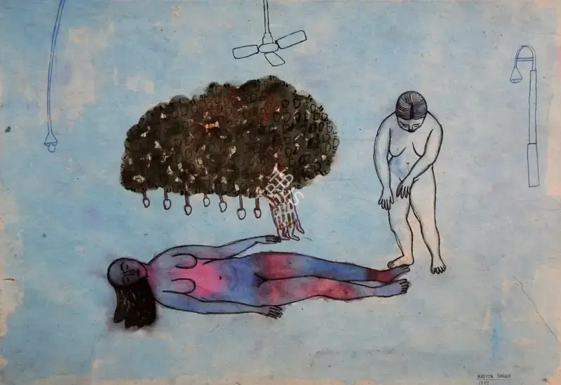 Arpita Singh (Artist), Untitled, 1997, Painting