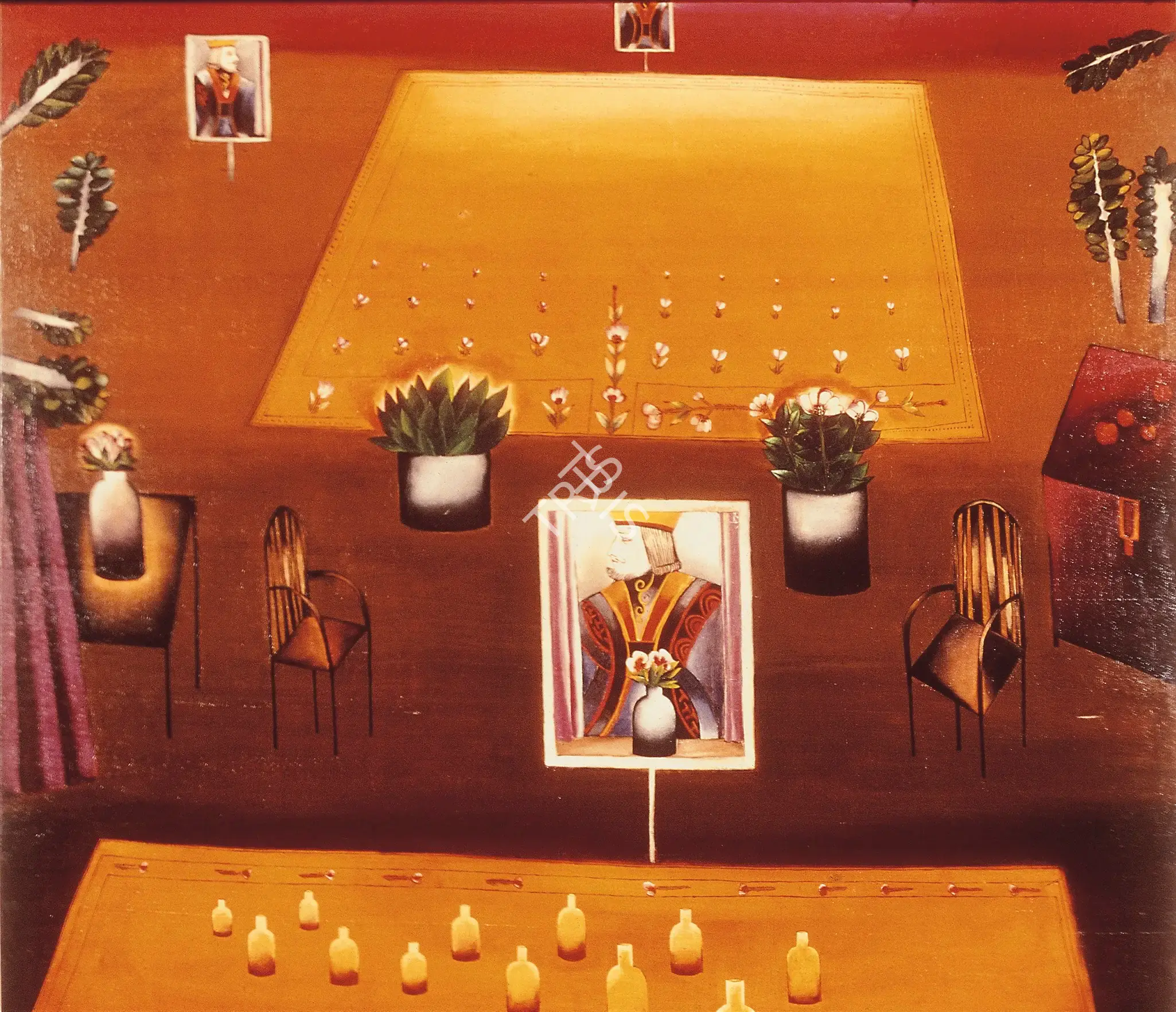 Arpita Singh (Artist), The Journey, 1971, Painting