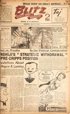 R.K. Karanjia (Editor), Blitz, 1942, Magazine