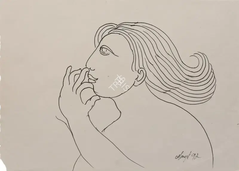 Manjit Bawa (Artist), Untitled, 1992, Drawing
