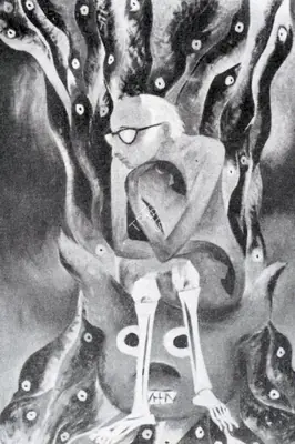 Ratan Parimoo (Artist), Death's Arena, Painting