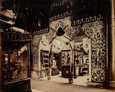 Shew Shankar Narayan (Photographer), Exterior of the Central India Court, 1883, Antiquarian Photograph
