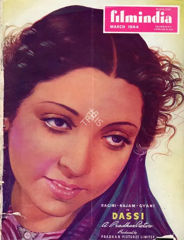 Baburao Patel (Editor), Filmindia, 1944, Magazine