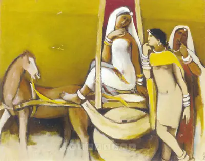 Arup Das (Artist), Untitled, Painting