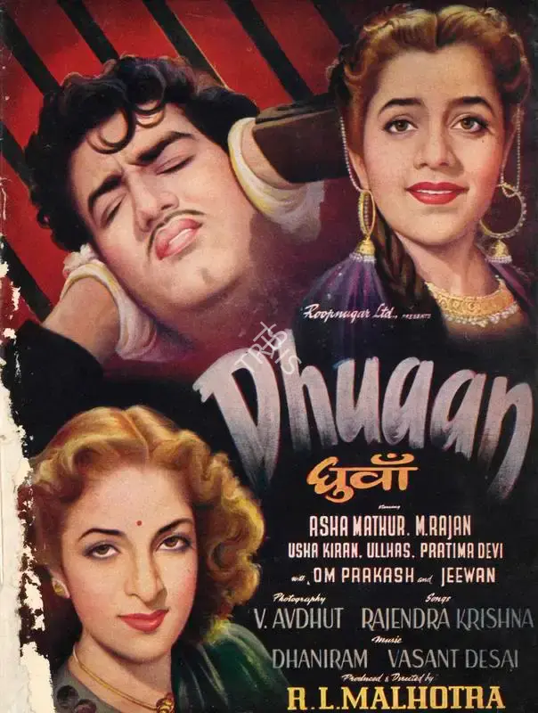 R.L. Malhotra (Producer), Dhuaan, 1953, Song-Synopsis Booklet