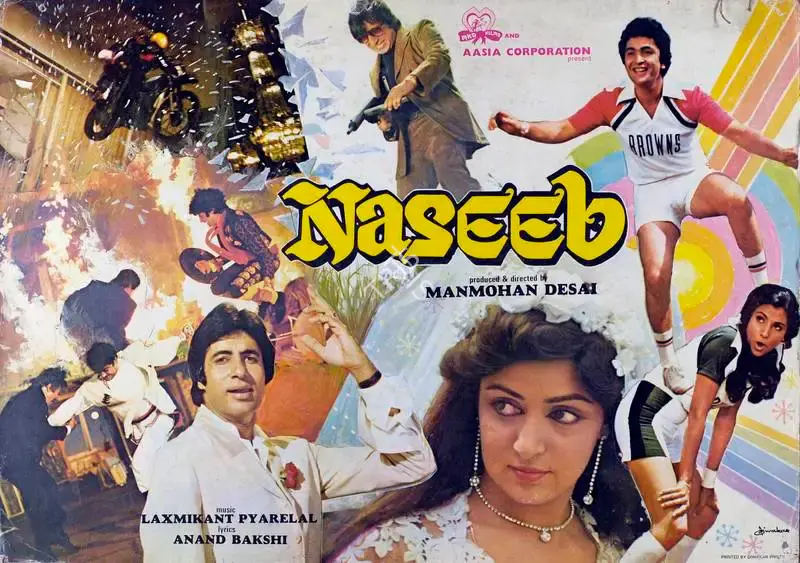 Jal Mistry (Cinematographer), Naseeb, 1981, Lobby Card