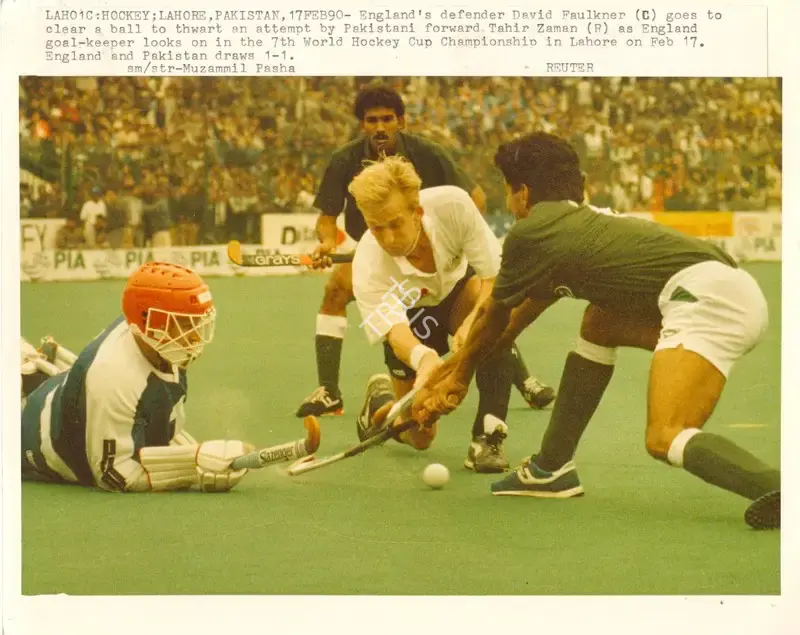 Muzammil Pasha (Photographer), Lah01C: Hockey; Lahore, Pakistan, 17Feb90, 1990, Contemporary Photograph