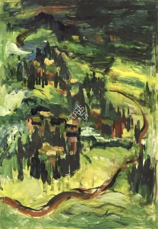 H.A. Gade (Artist), Untitled, 1950, Painting