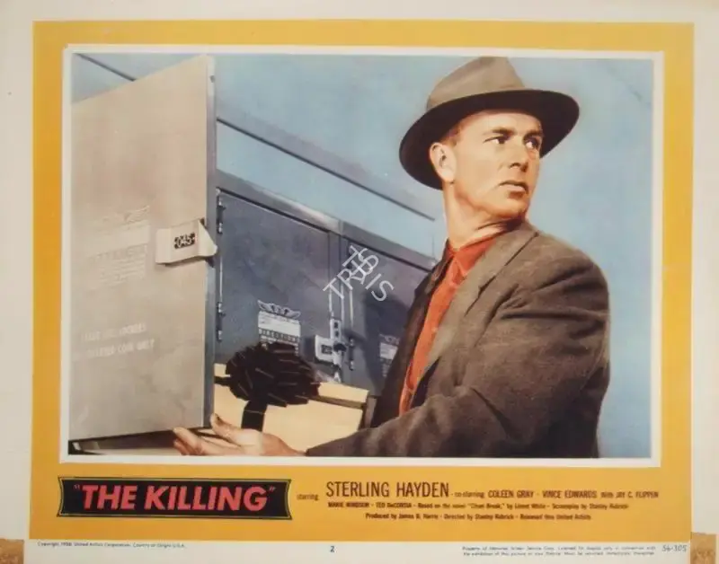 Stanley Kubrick (Director), The Killing, 1956, Lobby Card