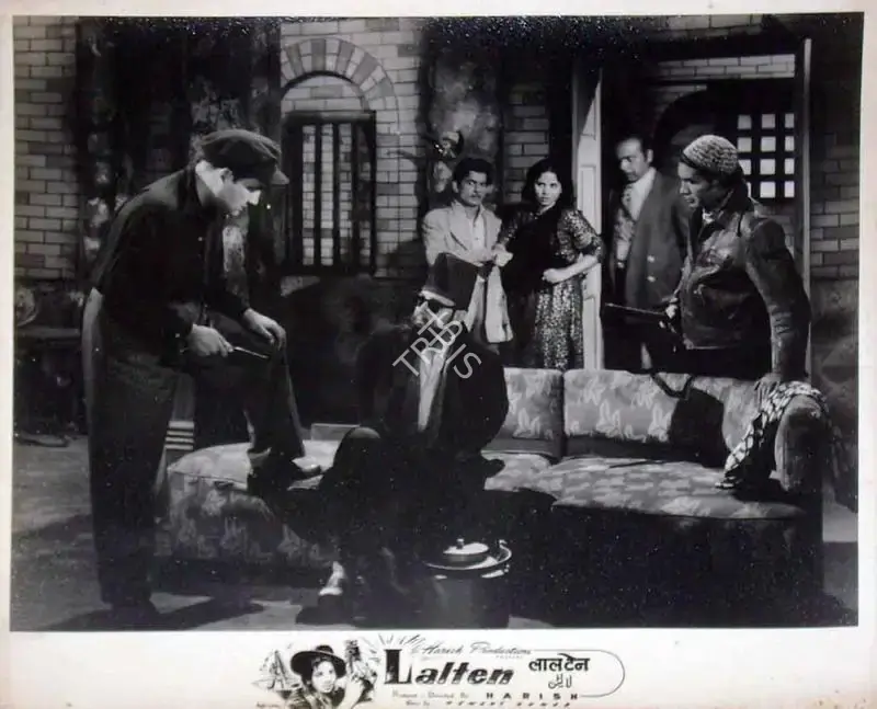 Harish (Director), Lalten, 1956, Lobby Card